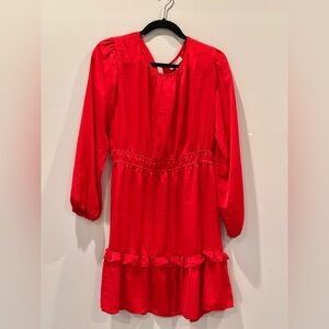 Balloon sleeve dress